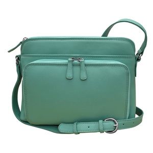 ili New York Crossbody Organizer Purse In Turquoise
